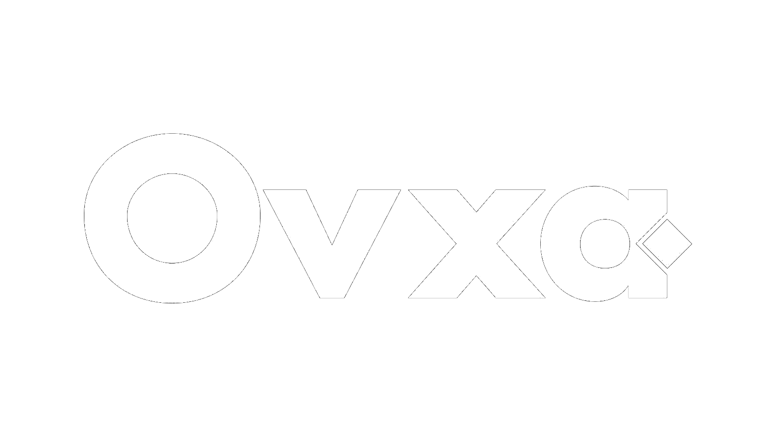 Ovxa Ticketing light logo for dark mode